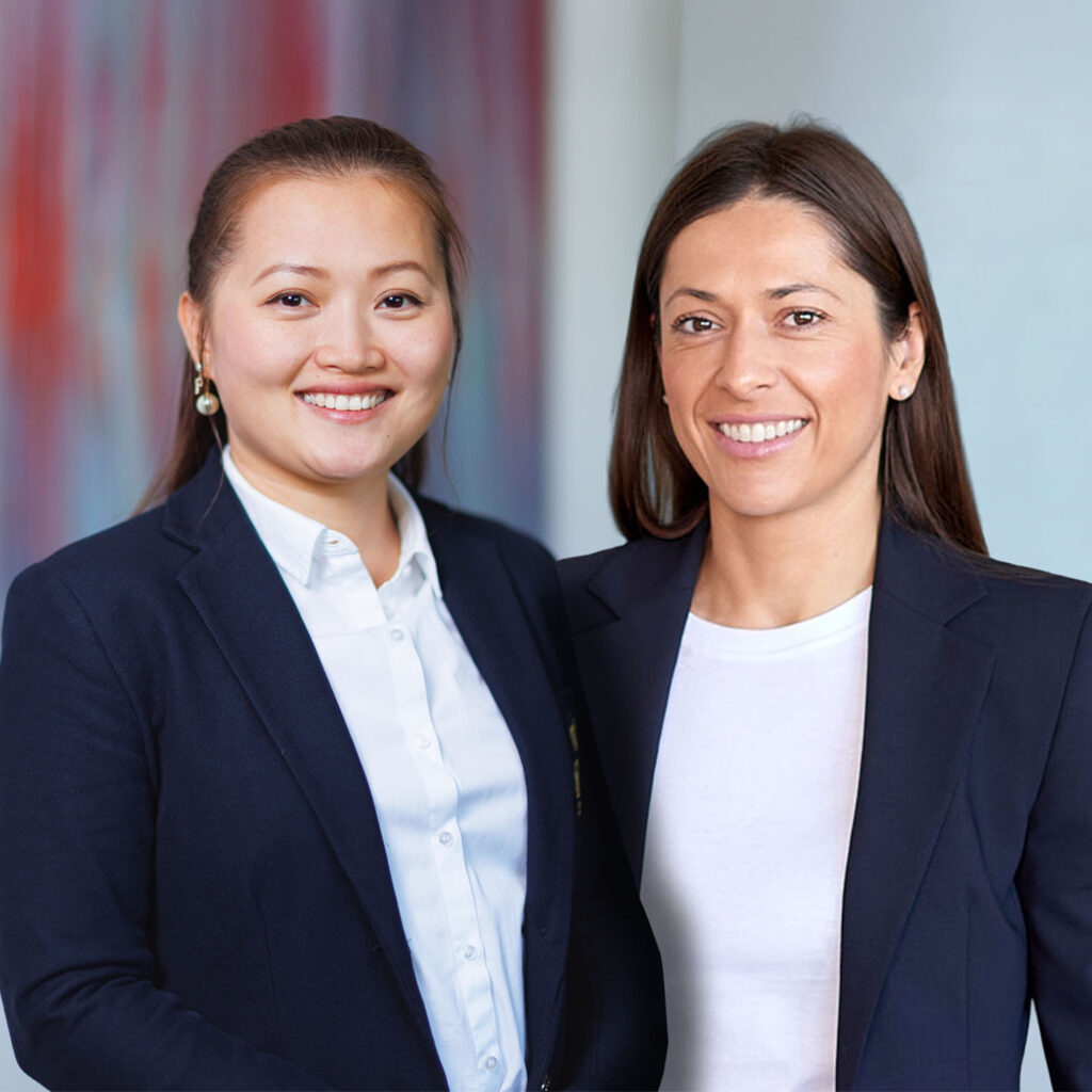 Phuong Tran und Nicoleta Danu