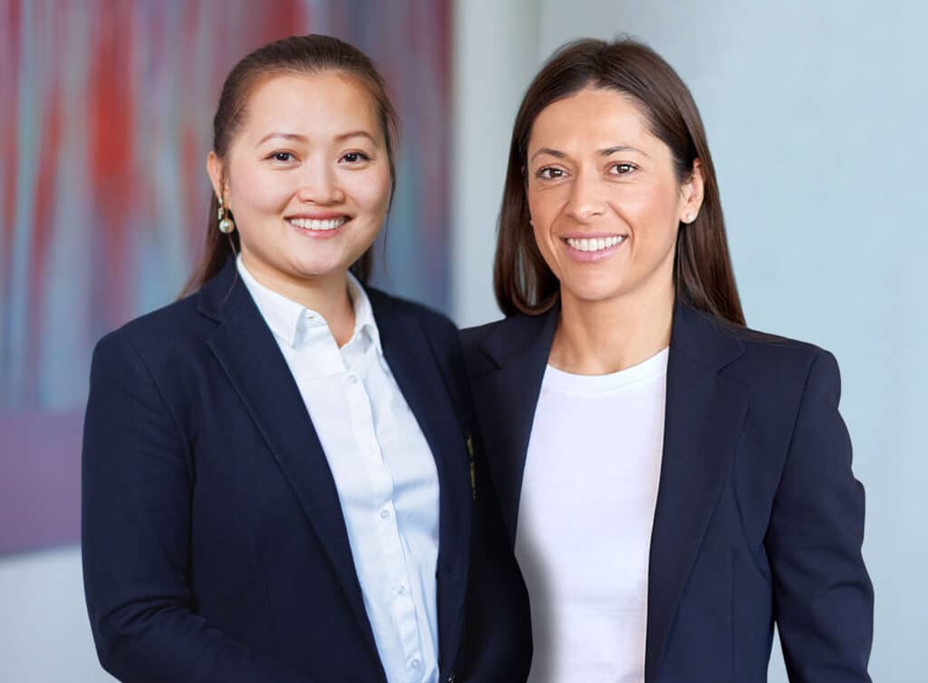 Phuong Tran und Nicoleta Danu